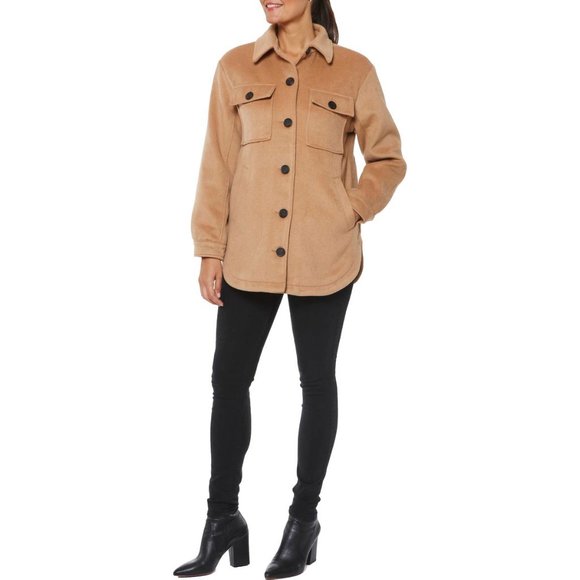 NWT SANCTUARY WOOL BLEND WINTER TRUCKER COAT - XL - Picture 1 of 5